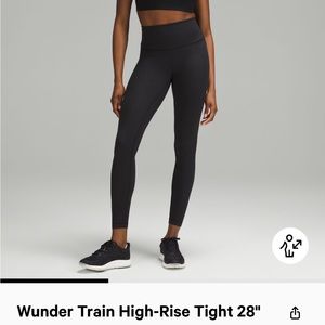 Lululemon Wunder Train Leggings